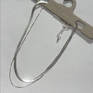 Urban Outfitters Silver Layered Necklace